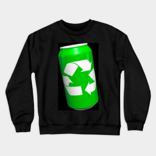 Recycling aluminium can Crewneck Sweatshirt